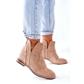 S.Barski Botas Mujer Con Cuña S. Barski Joiva Beige 3