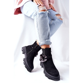 S.Barski Botas de abrigo negras para mujer Jodhpur boots Visione negro 10