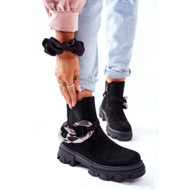 S.Barski Botas de abrigo negras para mujer Jodhpur boots Visione negro 6