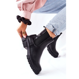 S.Barski Botas negras cálidas para mujer Jodhpur boots Roulette negro 2