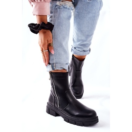 S.Barski Botas de mujer con estilo S. Barski Black Gles negro 3
