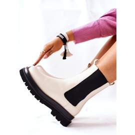 S.Barski Botas altas Jodhpur para mujer Beige Belive 7