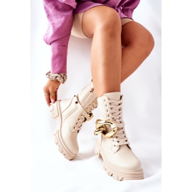 S.Barski S. Barski Botas Mujer Beige Jensen marrón 10