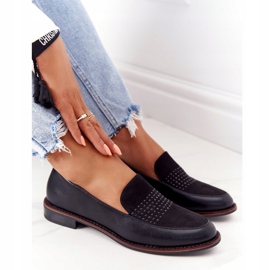 Mocasines Mujer Sergio Leone Negro 4