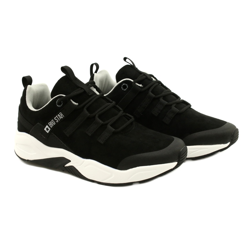 Zapatos Deportivos De Hombre Big Star Black II174186 negro 3