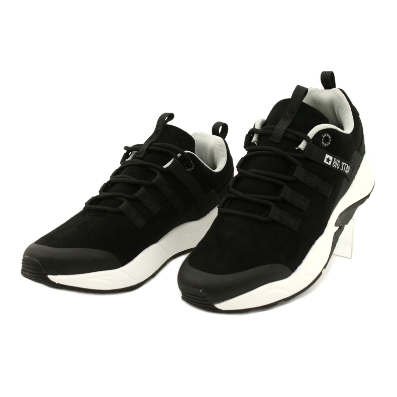 Zapatos Deportivos De Hombre Big Star Black II174186 negro 2