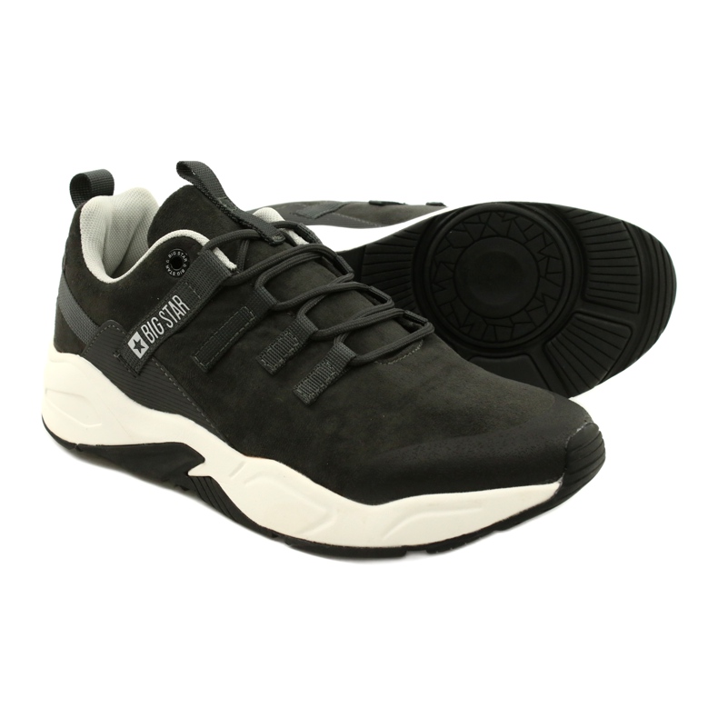 Zapatos Deportivos De Hombre Big Star Gris II174184 3
