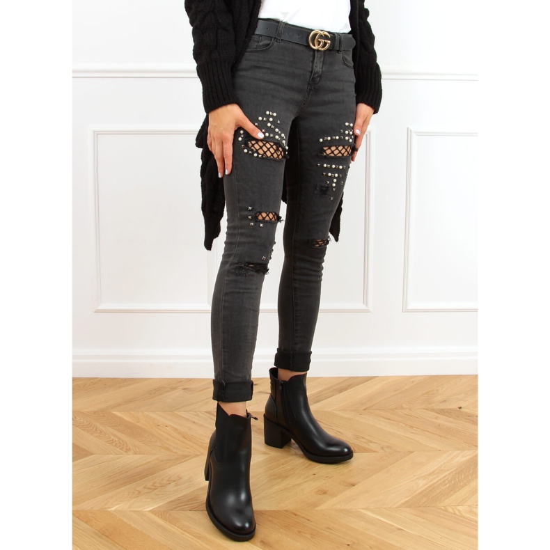 Botines Chelsea negros, negro 9565 Negro 1