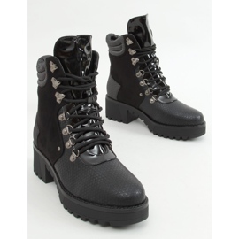 Botas negras con cordones DF3712 Black negro 1 Botas negras con cordones DF3712 Black negro 1