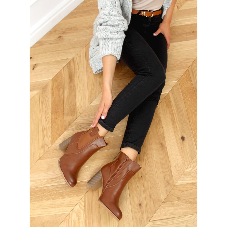 Tacones marrones 3654 Camel marrón 1