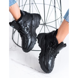 Evento Botas Calientes Zapatillas negro 2 Evento Botas Calientes Zapatillas negro 2