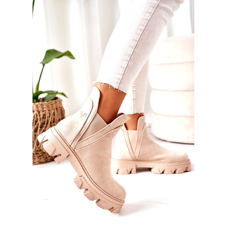 PS1 Warm Booties Botas Jodhpur Beige Buena Idea 6