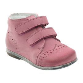 Zapatos de piel rosa Hugotti 1