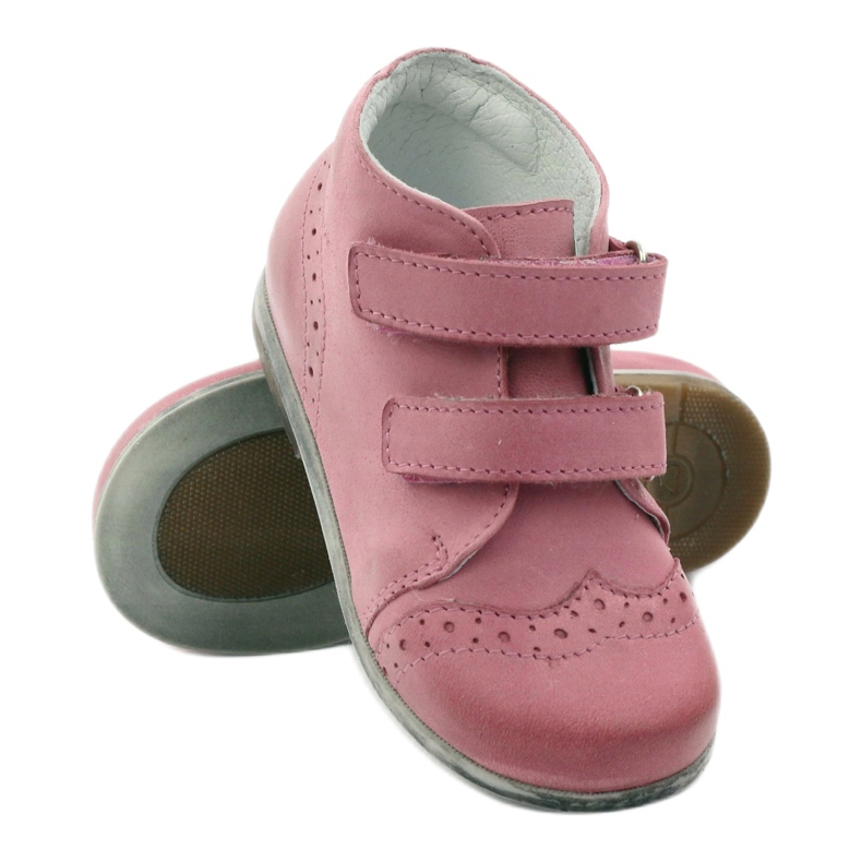Zapatos de piel rosa Hugotti 3