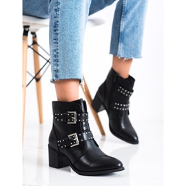 Sixth Sense Botas de rock con tacones altos negro 2 Sixth Sense Botas de rock con tacones altos negro 2