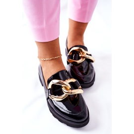 Zapato piel Nicole Lacado Negro 2665 7