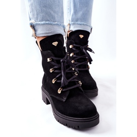 Botas Negras Mujer Ante Nicole 2674 negro 3