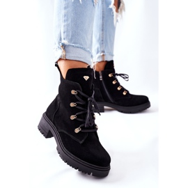 Botas Negras Mujer Ante Nicole 2674 negro 5