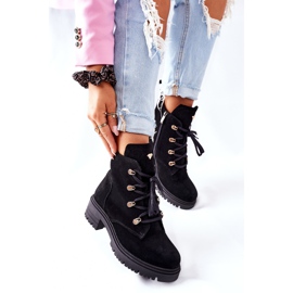 Botas Negras Mujer Ante Nicole 2674 negro 6