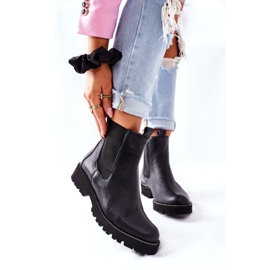 Botines Chelsea negros Black Nicole 2672 2