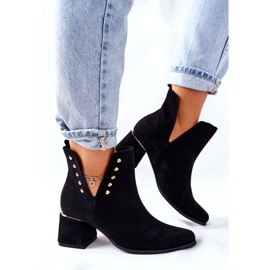 Lewski Shoes Botas De Ante Con Recortes De Mujer Lewski Black 3074 / B negro 2 Lewski Shoes Botas De Ante Con Recortes De Mujer Lewski Black 3074 / B negro 2