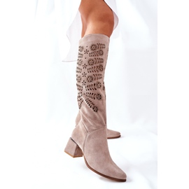 Lewski Shoes Botas Lewski Ante Calado Marrón Romena 3