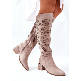 Lewski Shoes Botas Lewski Ante Calado Marrón Romena 4