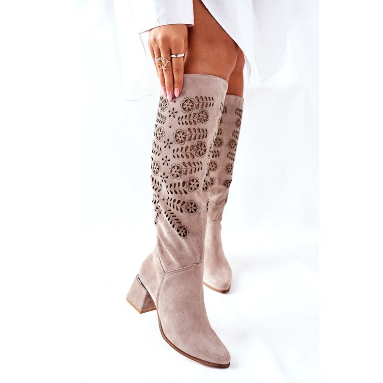 Lewski Shoes Botas Lewski Ante Calado Marrón Romena 2