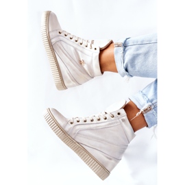 Lewski Shoes Zapatos Deportivos Mujer en Piel Lewski Golden 3079 dorado 7