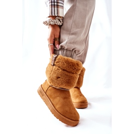 Botas de nieve para mujer Big Star II274127 Camel marrón 3