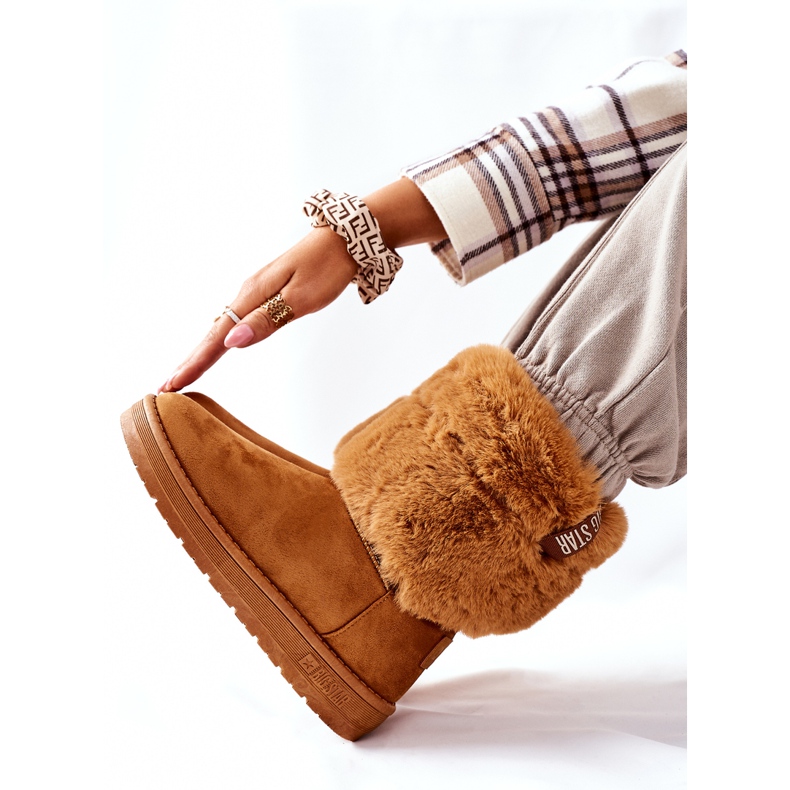 Botas de nieve para mujer Big Star II274127 Camel marrón 1