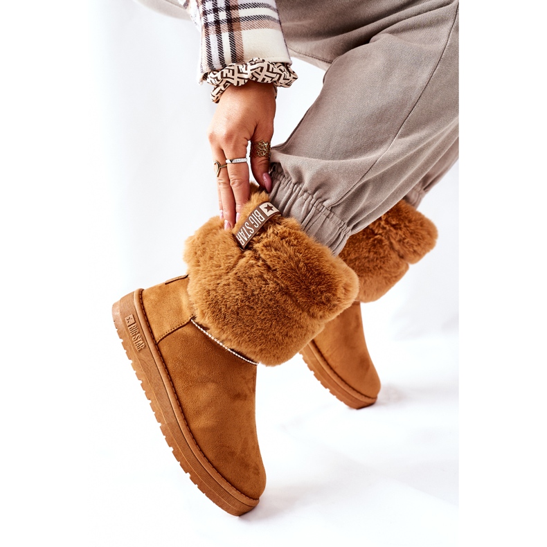 Botas de nieve para mujer Big Star II274127 Camel marrón 2