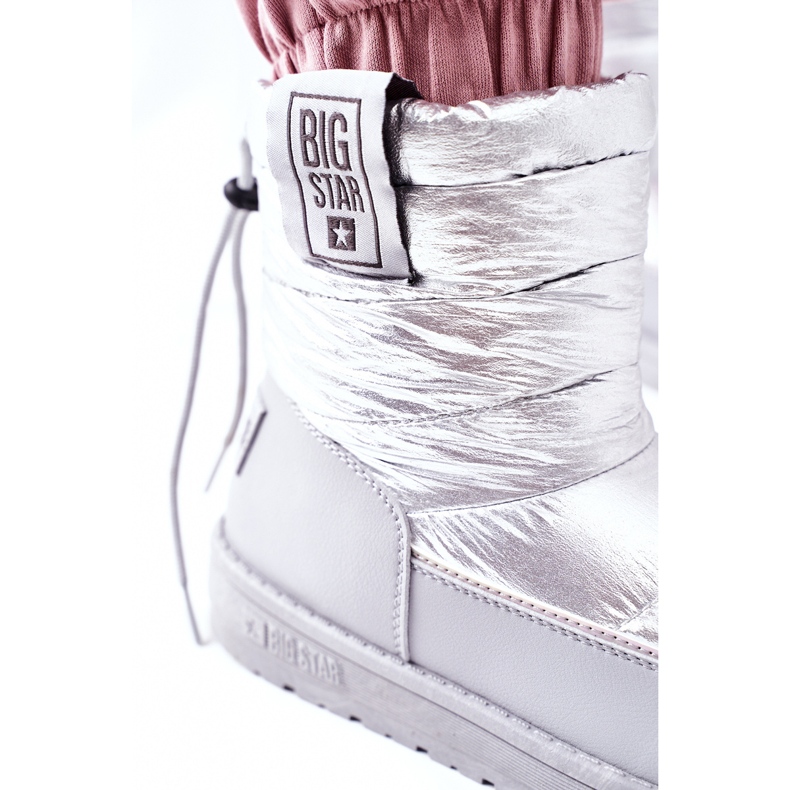 Botas de nieve para mujer Big Star II274118 Silver plata 2