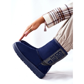 Botas de nieve para mujer Big Star EE274416 Azul marino 6
