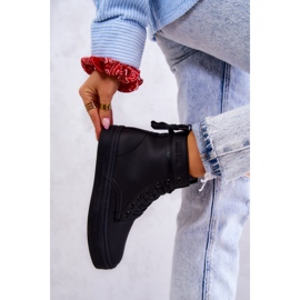 Zapatillas altas de mujer Big Star II274096 Negro 7