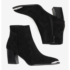Botas de mujer Black Edith en el poste negro 3