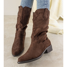 Botas vaqueras LuckyShoes marrones marrón 2