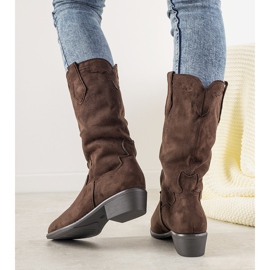 Botas vaqueras LuckyShoes marrones marrón 1