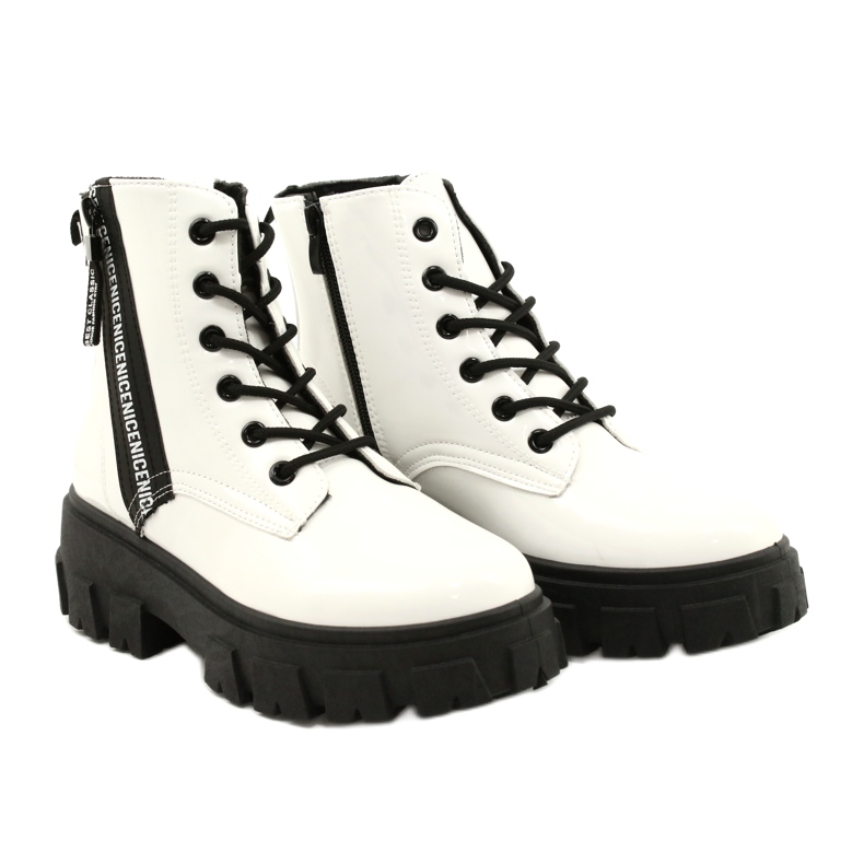 NEWS Novedades Workery Timberki 21BT26-4266 Blanco negro 3