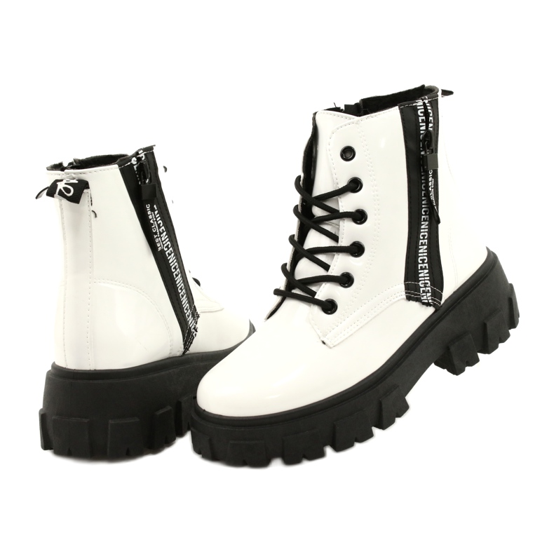 NEWS Novedades Workery Timberki 21BT26-4266 Blanco negro 2