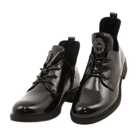Botas de charol Sergio Leone PB262 negro 4