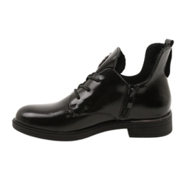 Botas de charol Sergio Leone PB262 negro 1