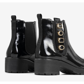Botines en charol negros de Ripple 1