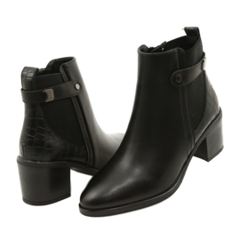 Botas clásicas aisladas de mujeres Sergio Leone BT630 Negro 4