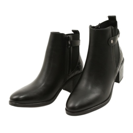 Botas clásicas aisladas de mujeres Sergio Leone BT630 Negro 3