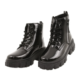 NEWS Novedades Trabajadores lacados Timberki 21BT26-4266 Negro 3