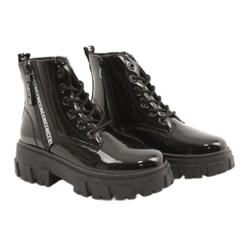 NEWS Novedades Trabajadores lacados Timberki 21BT26-4266 Negro 6