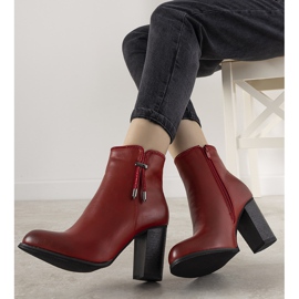 Botines rojos de mujer Murillo 2