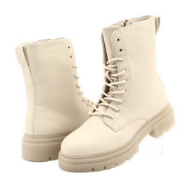 Botas de trabajadores beige Evento 21BT35-4235 3