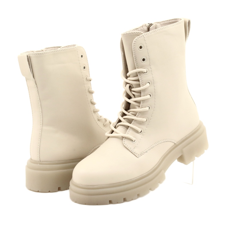 Botas de trabajadores beige Evento 21BT35-4235 3